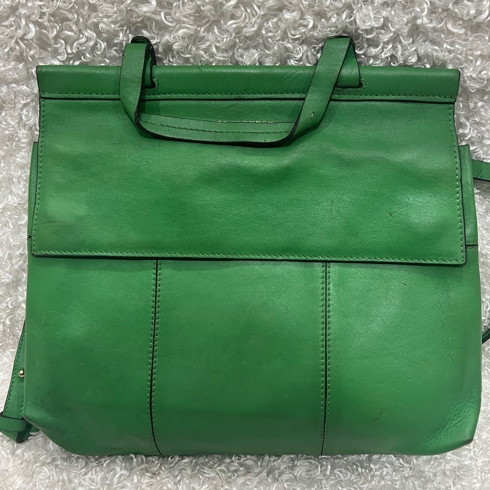 TORY BURCH Smooth Leather Handle Bag